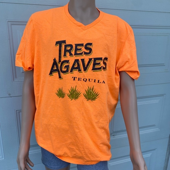 Other - Orange Tres Agaves Tequila T-Shirt, XL